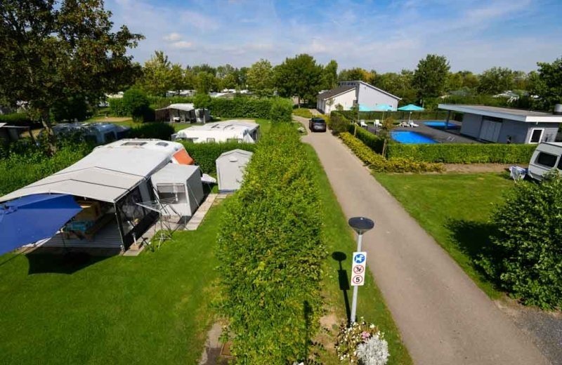 Toeristische comfort kampeerplaatsen