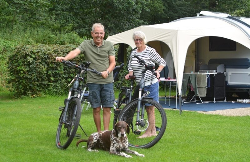 Zelfs als het hier helemaal vol staat, is het nog heerlijk rustig.