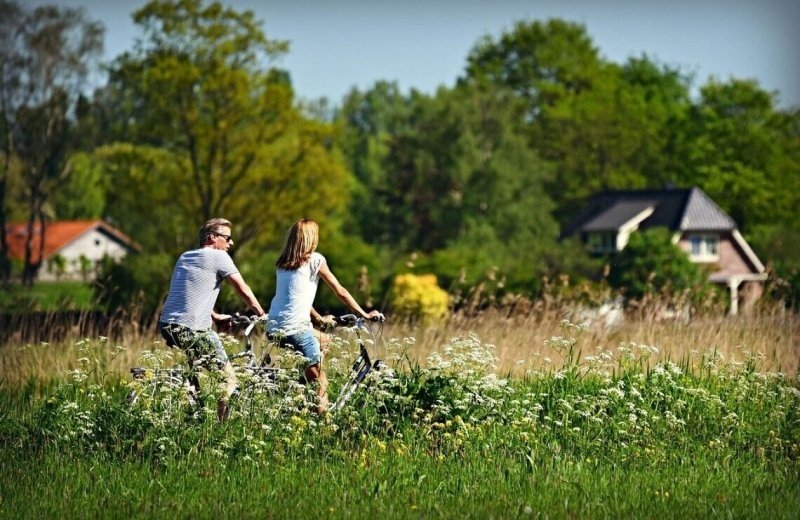 Fietsen in de omgeving heidepark