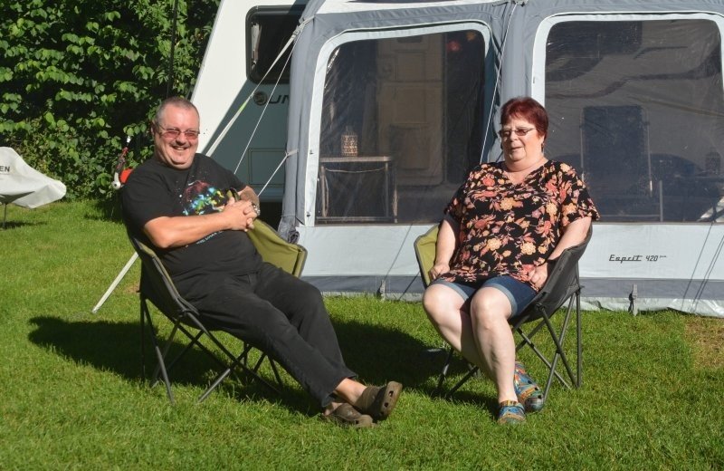 Het regent nog wel eens, maar dat zijn we wel gewend in Engeland